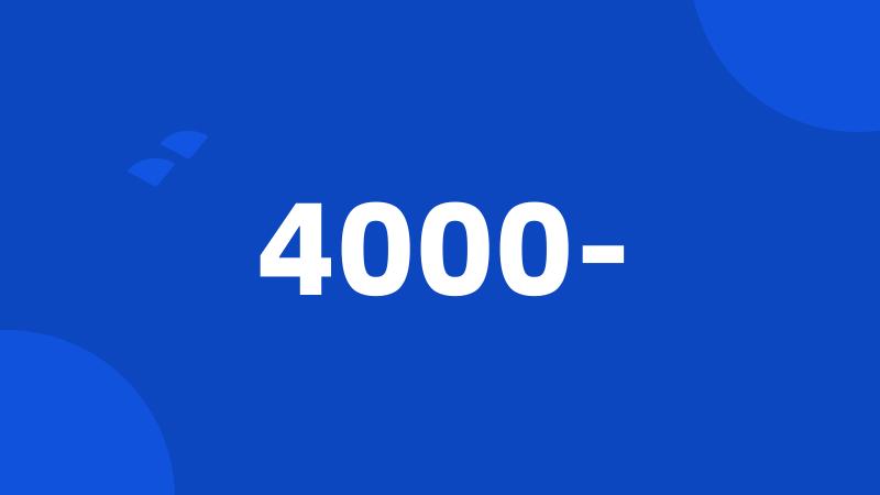 4000-