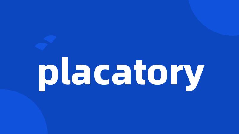 placatory