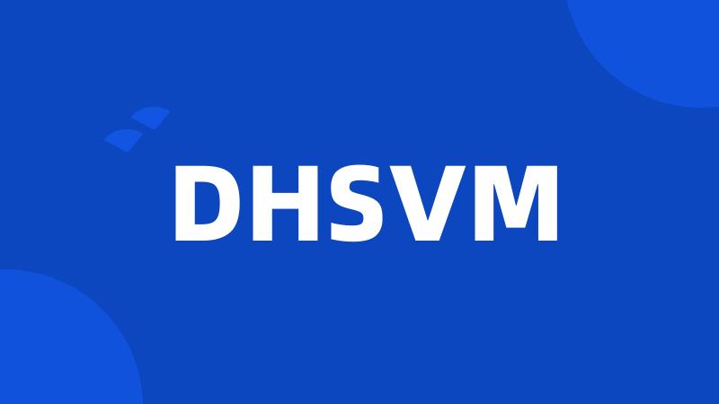 DHSVM