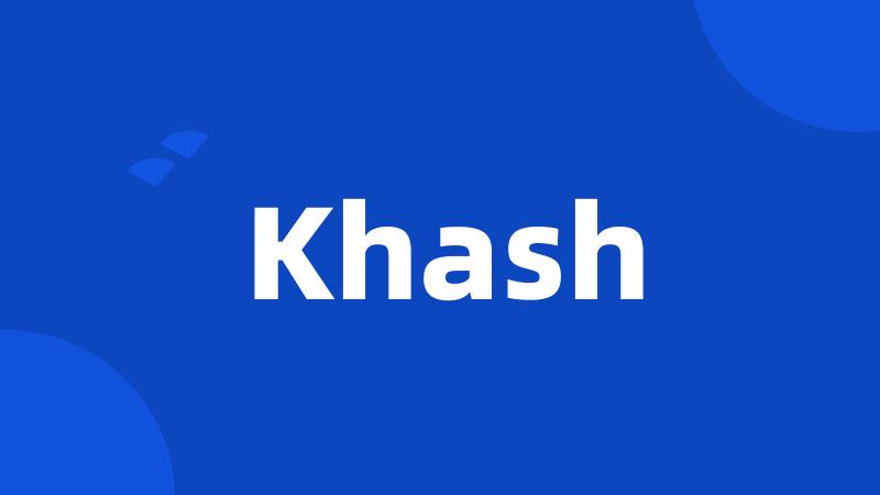 Khash