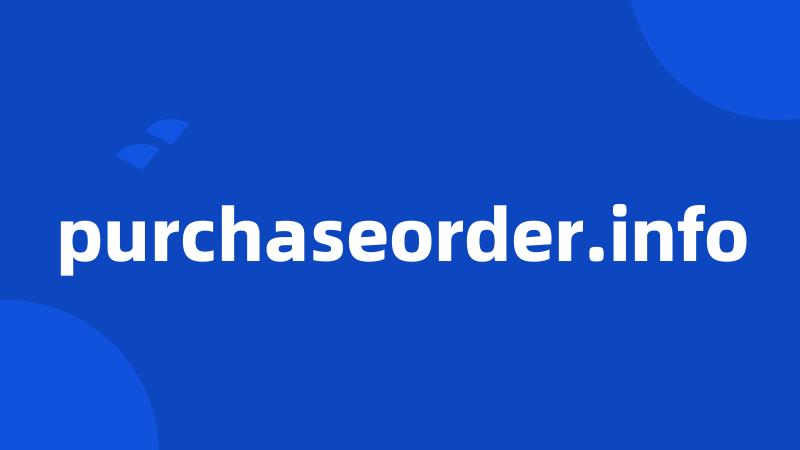 purchaseorder.info