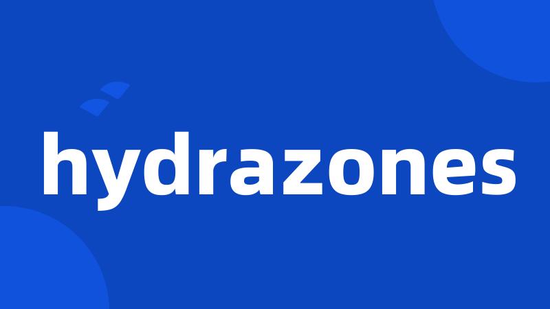 hydrazones