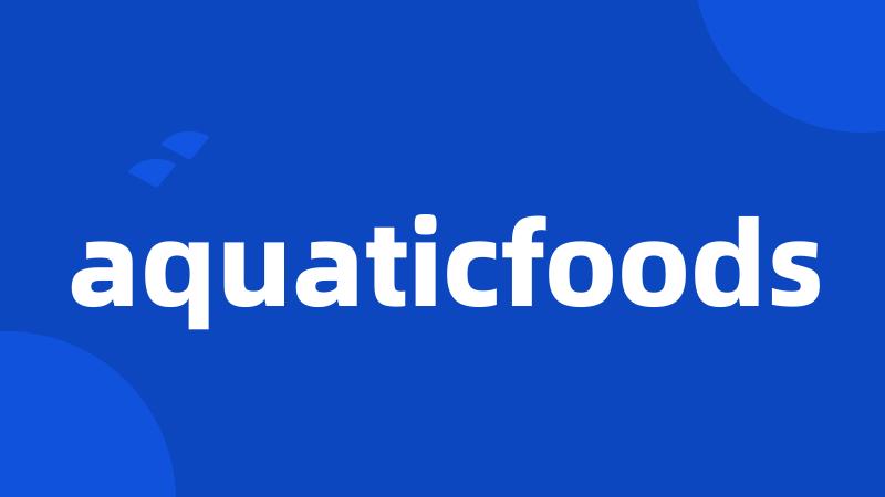 aquaticfoods