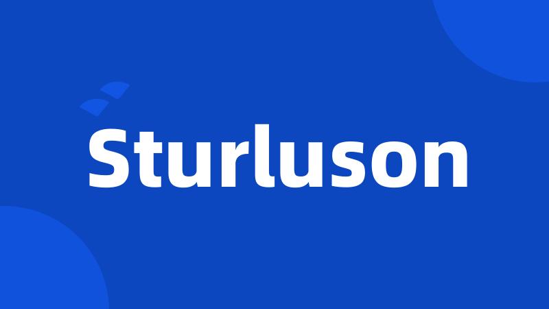 Sturluson