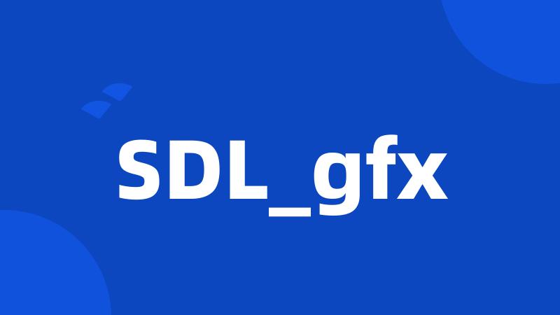 SDL_gfx