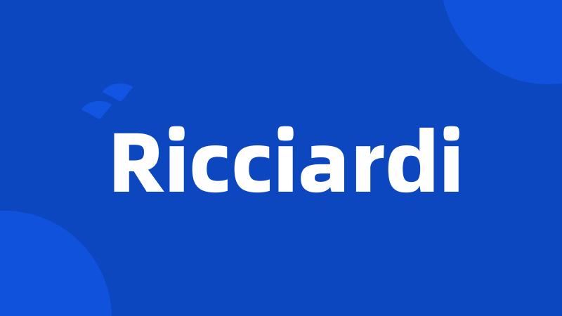 Ricciardi