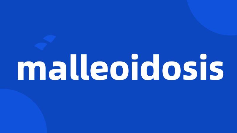 malleoidosis