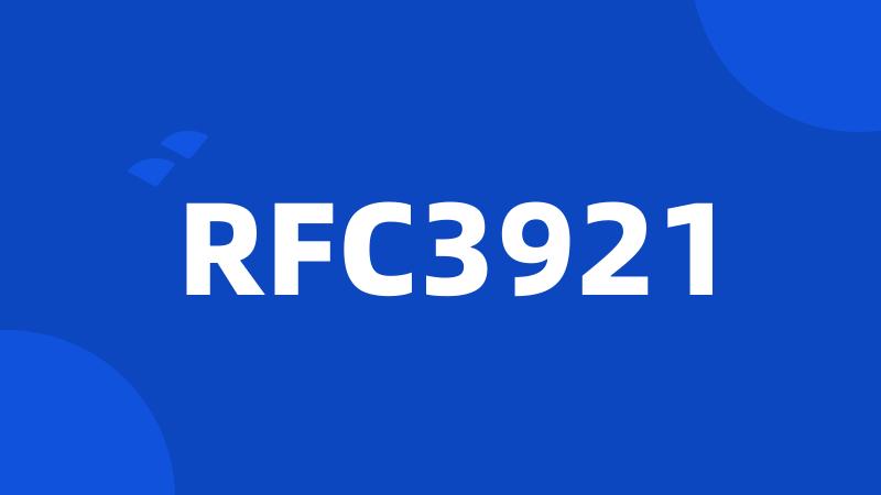 RFC3921