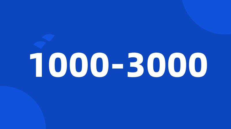 1000-3000