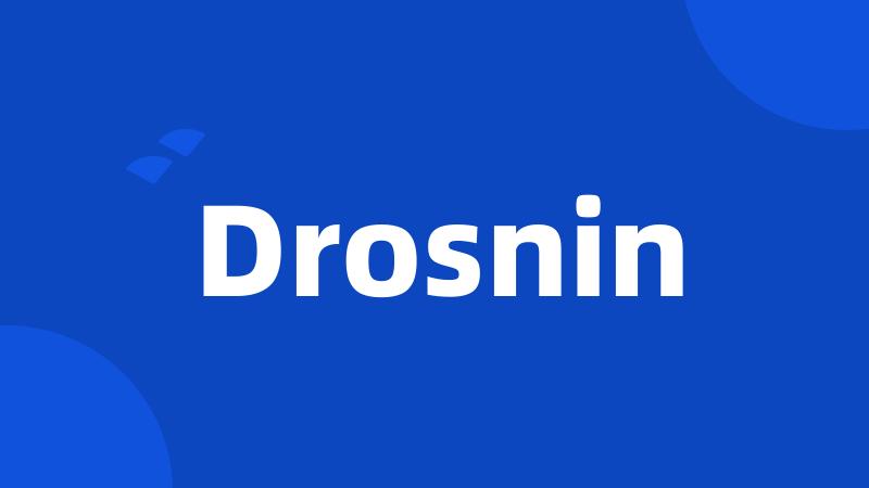 Drosnin