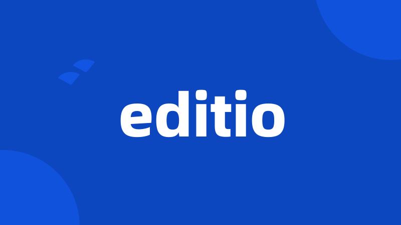 editio