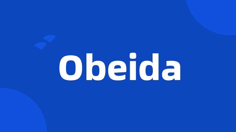 Obeida