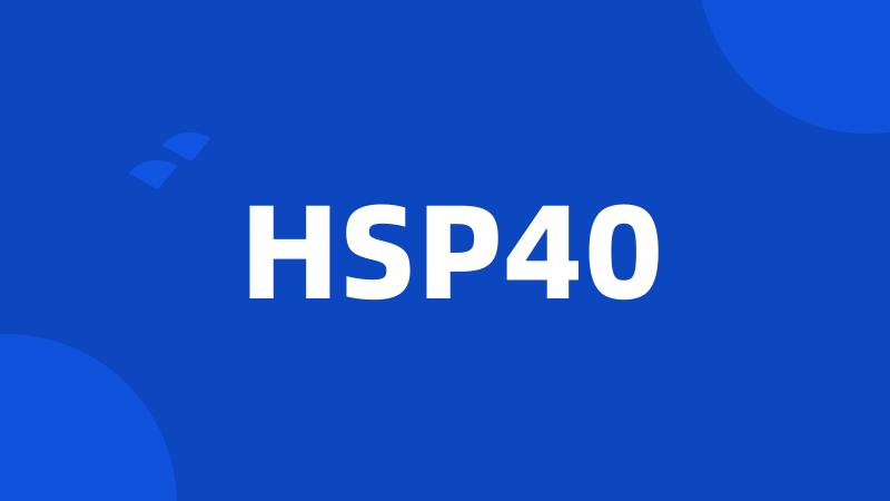 HSP40