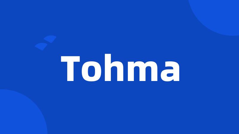 Tohma
