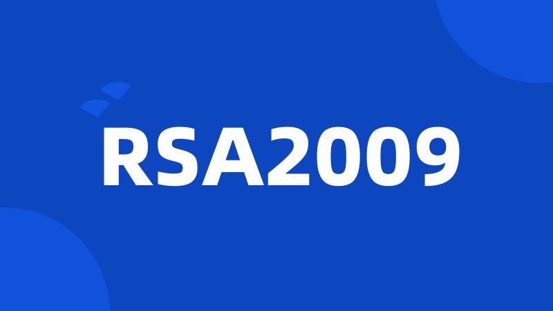 RSA2009