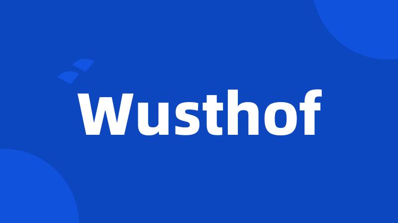 Wusthof