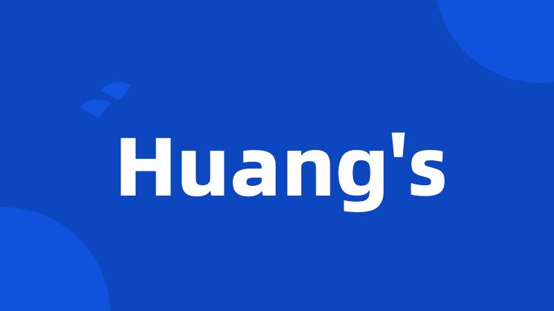 Huang's
