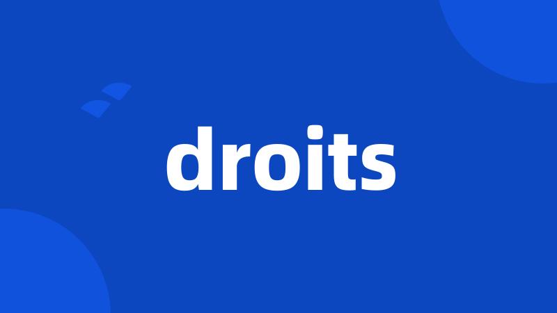 droits