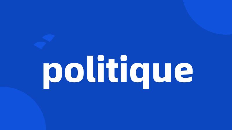 politique