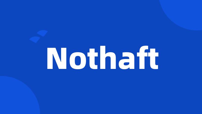 Nothaft