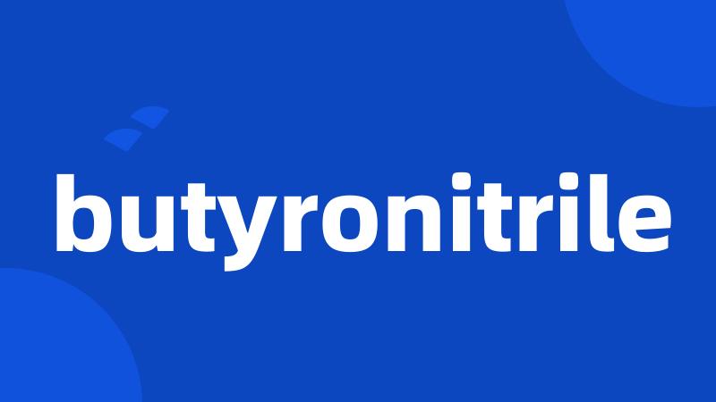 butyronitrile