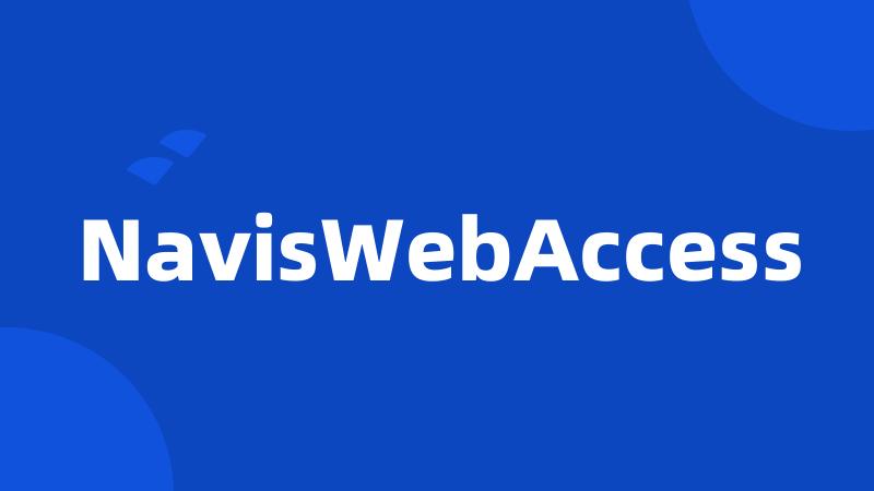 NavisWebAccess