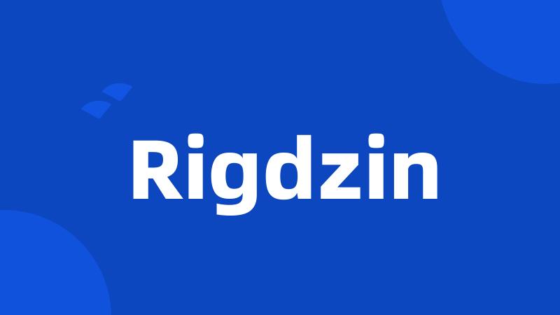 Rigdzin