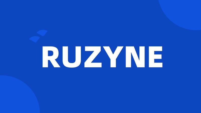 RUZYNE