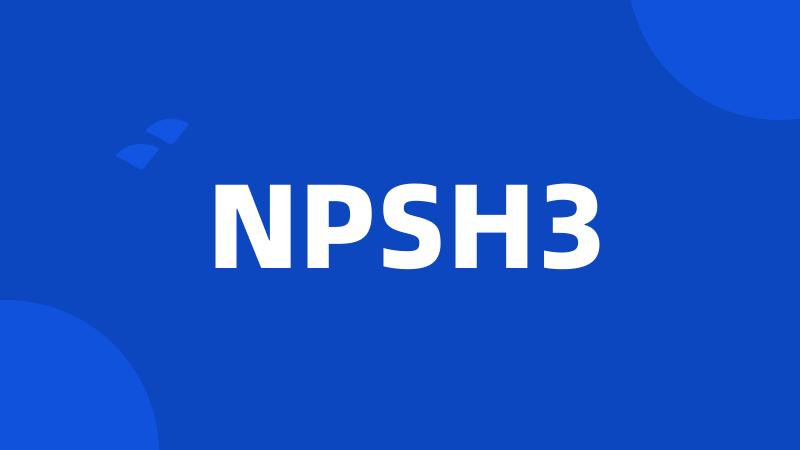 NPSH3