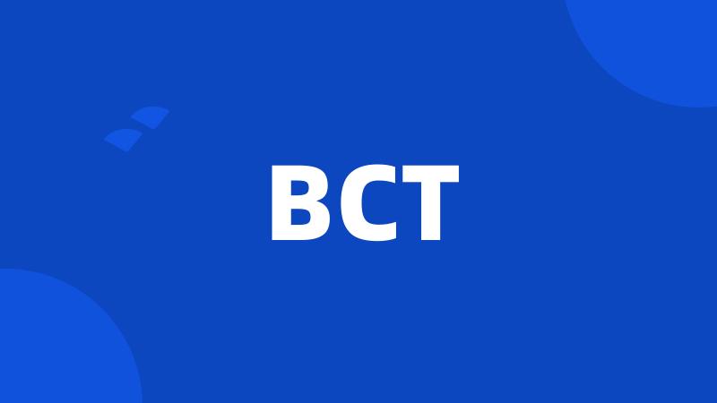 BCT