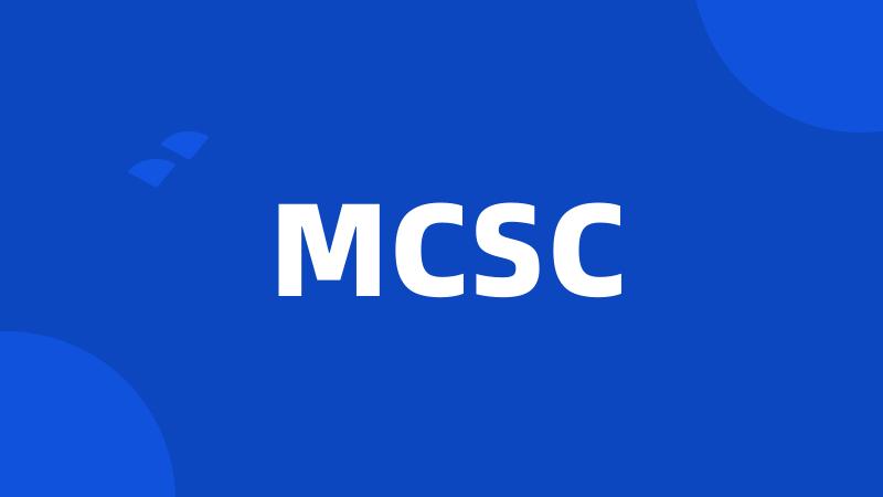 MCSC