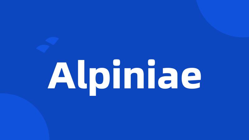 Alpiniae