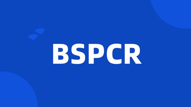 BSPCR