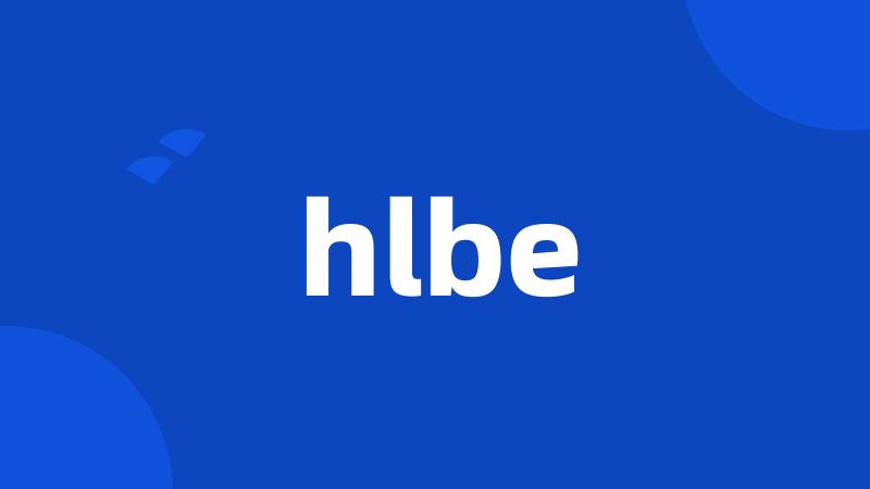 hlbe