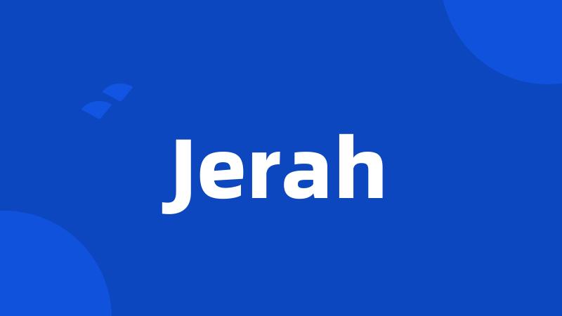 Jerah