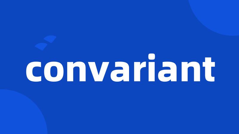 convariant