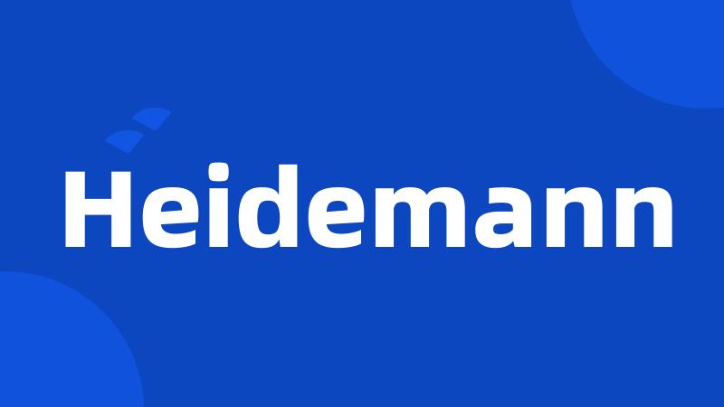 Heidemann