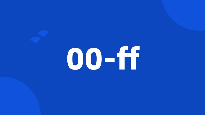 00-ff