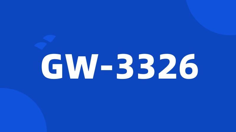 GW-3326