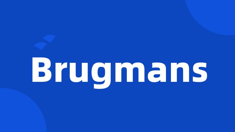 Brugmans