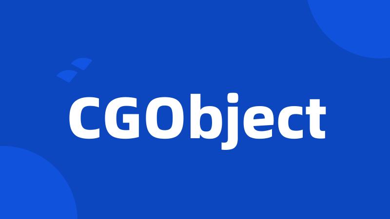 CGObject