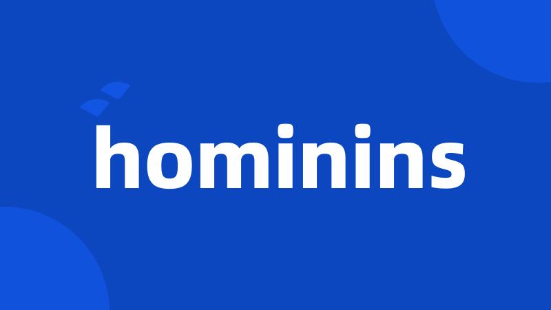 hominins