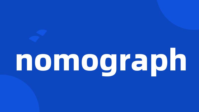 nomograph