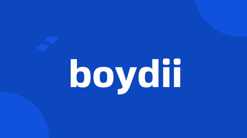 boydii