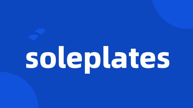 soleplates