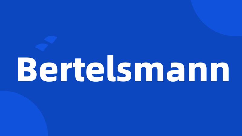 Bertelsmann