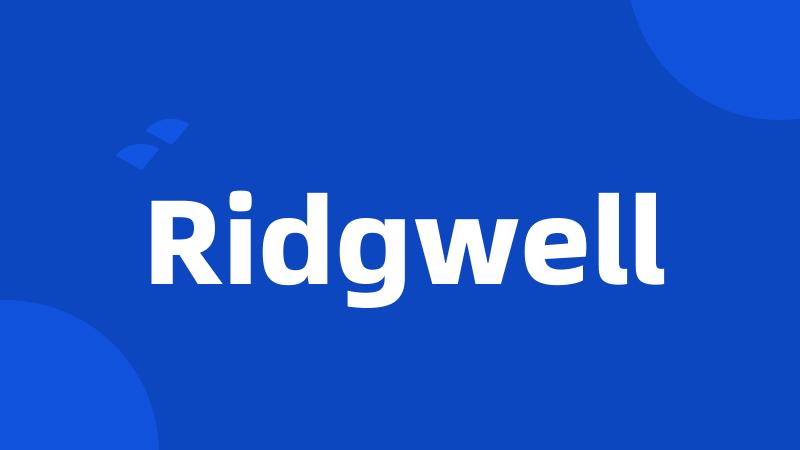Ridgwell