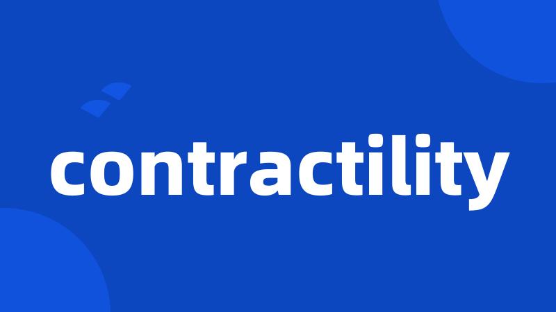 contractility
