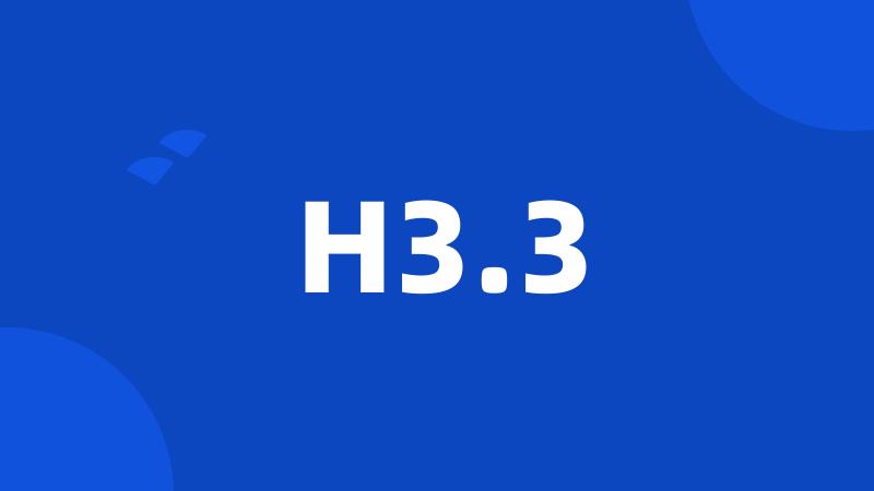 H3.3