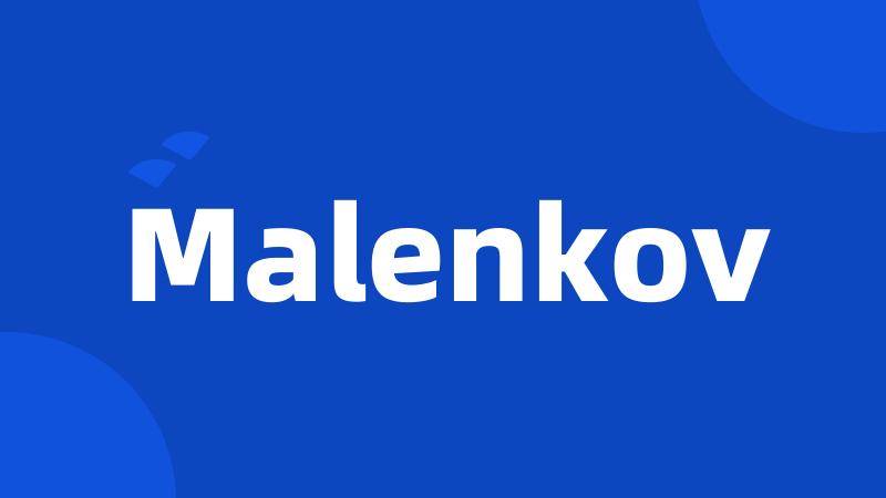 Malenkov